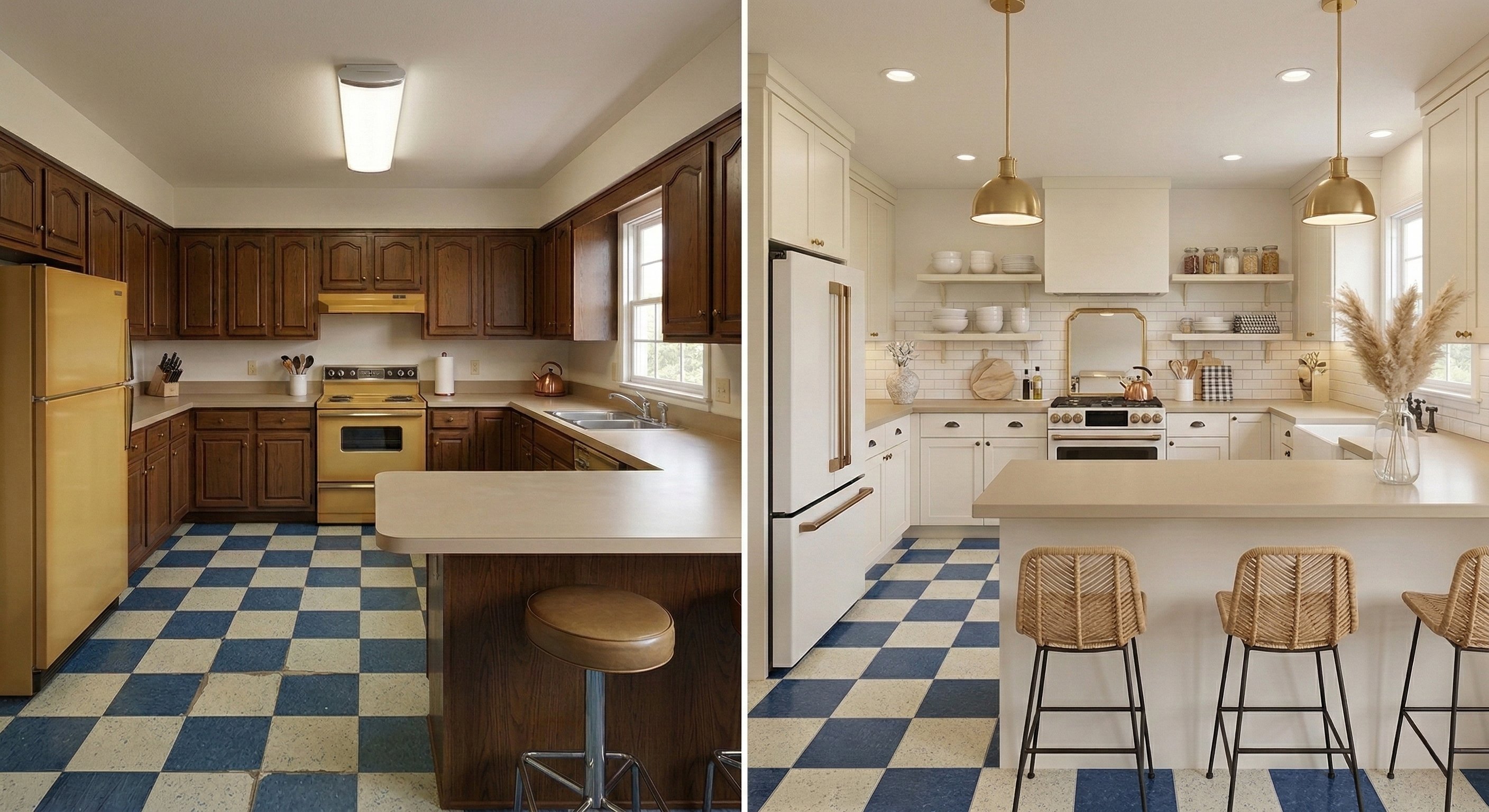 1970s Kitchen Before and After Remodel-8-N
