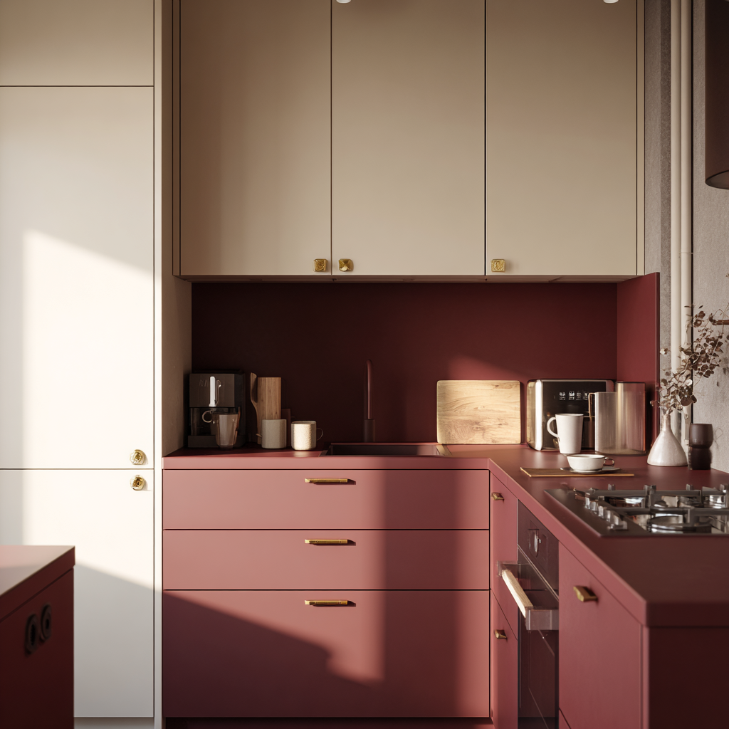 A_compact_apartment_kitchen_featuring_countertops