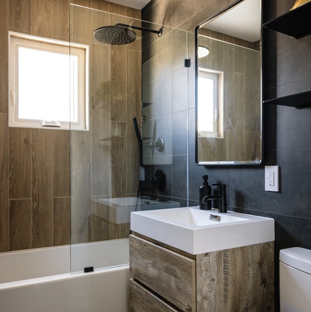 Bay Area bathroom after remodel by general contractor