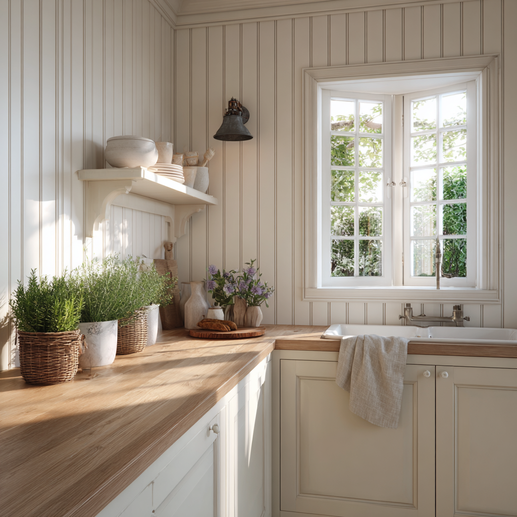 Beadboard Backsplash