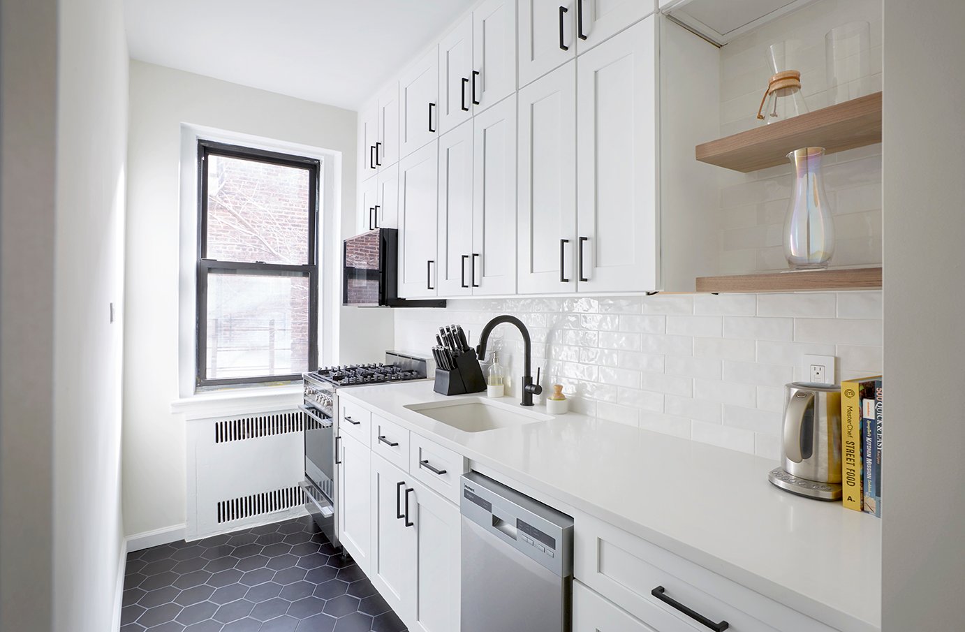 One-wall kitchen layout