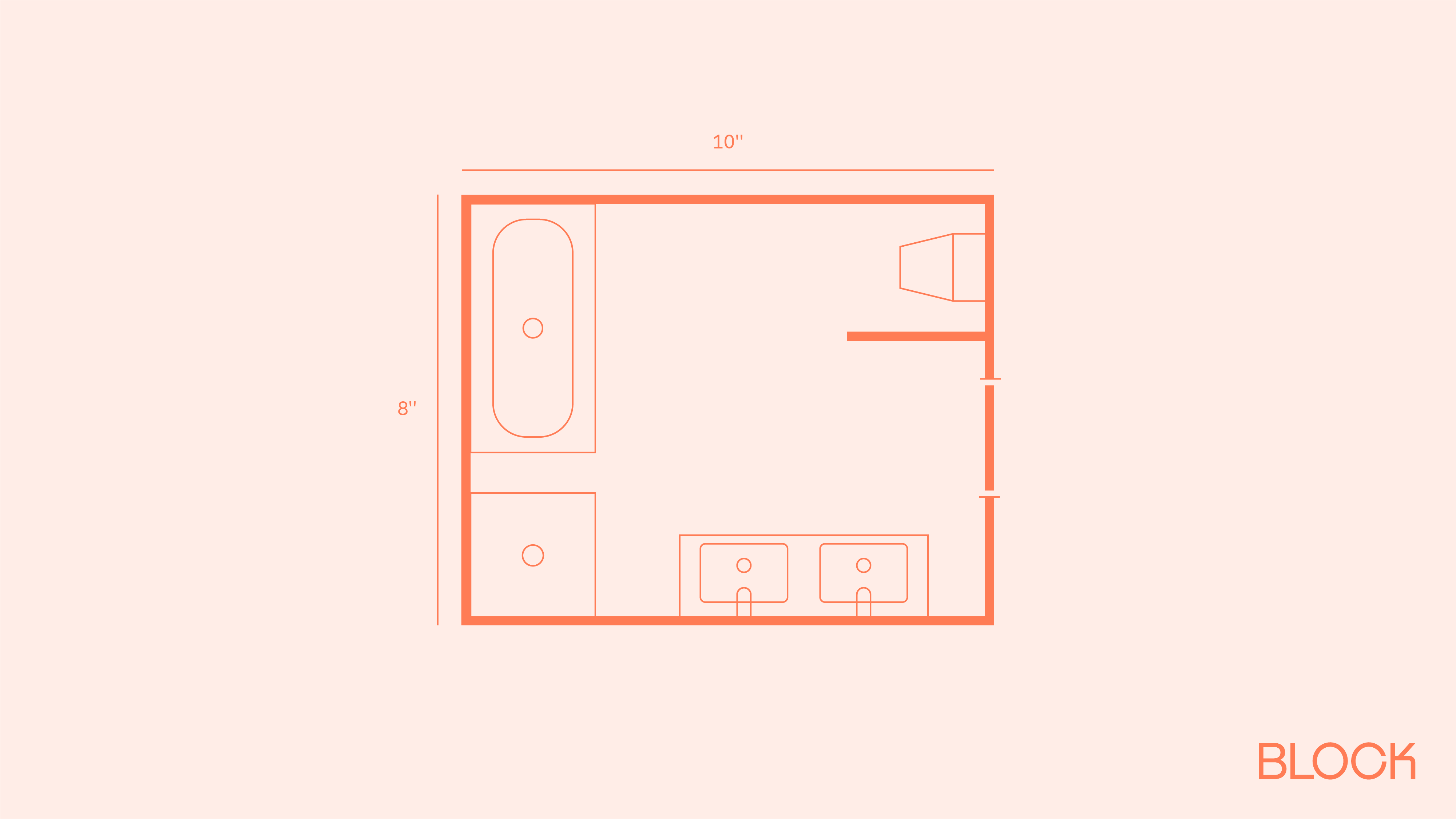 Block bathroom floor plan 8x10 layout