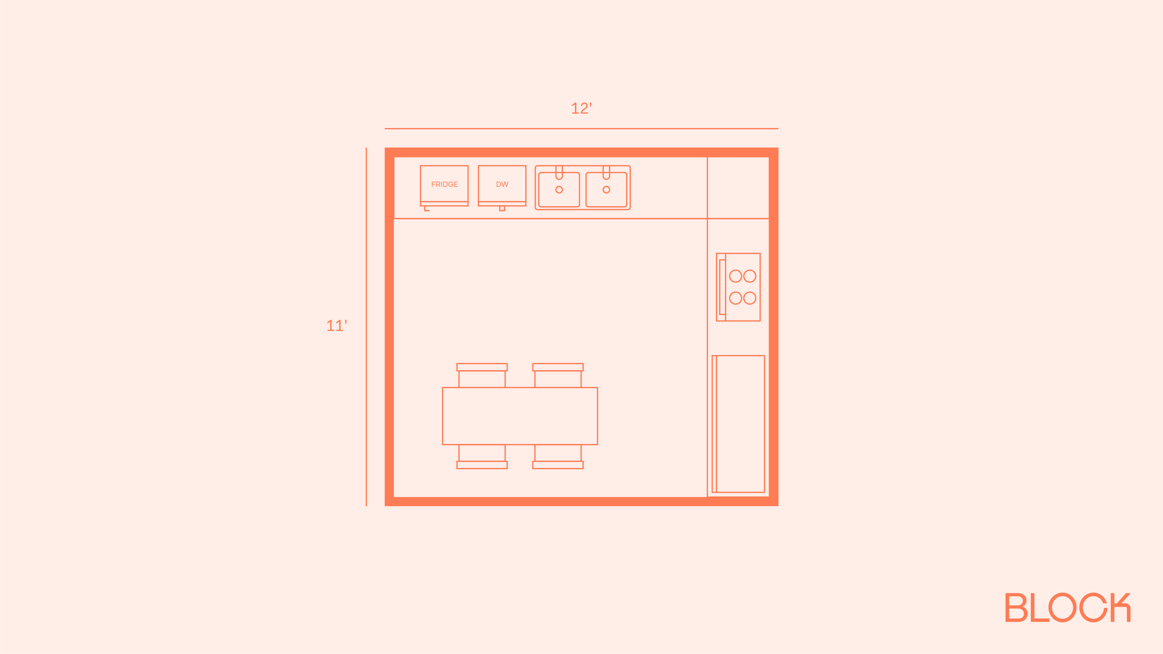 Block bathroom floor plan 11x12 layout