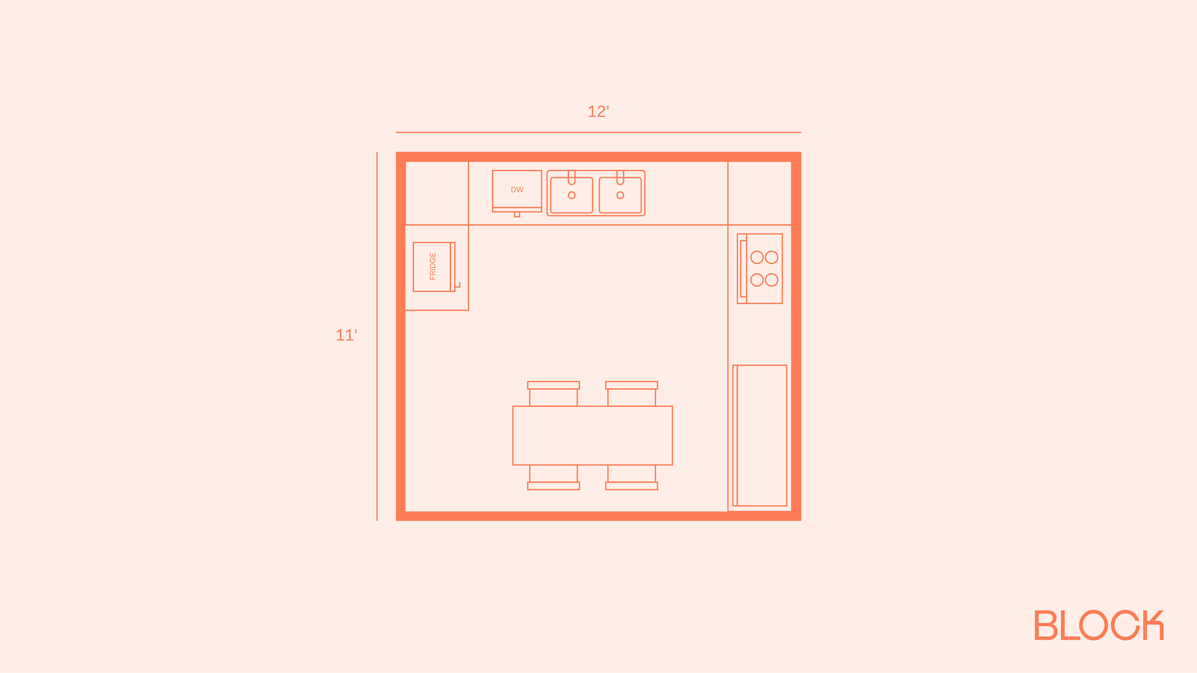 Block bathroom floor plan 11x12 layout