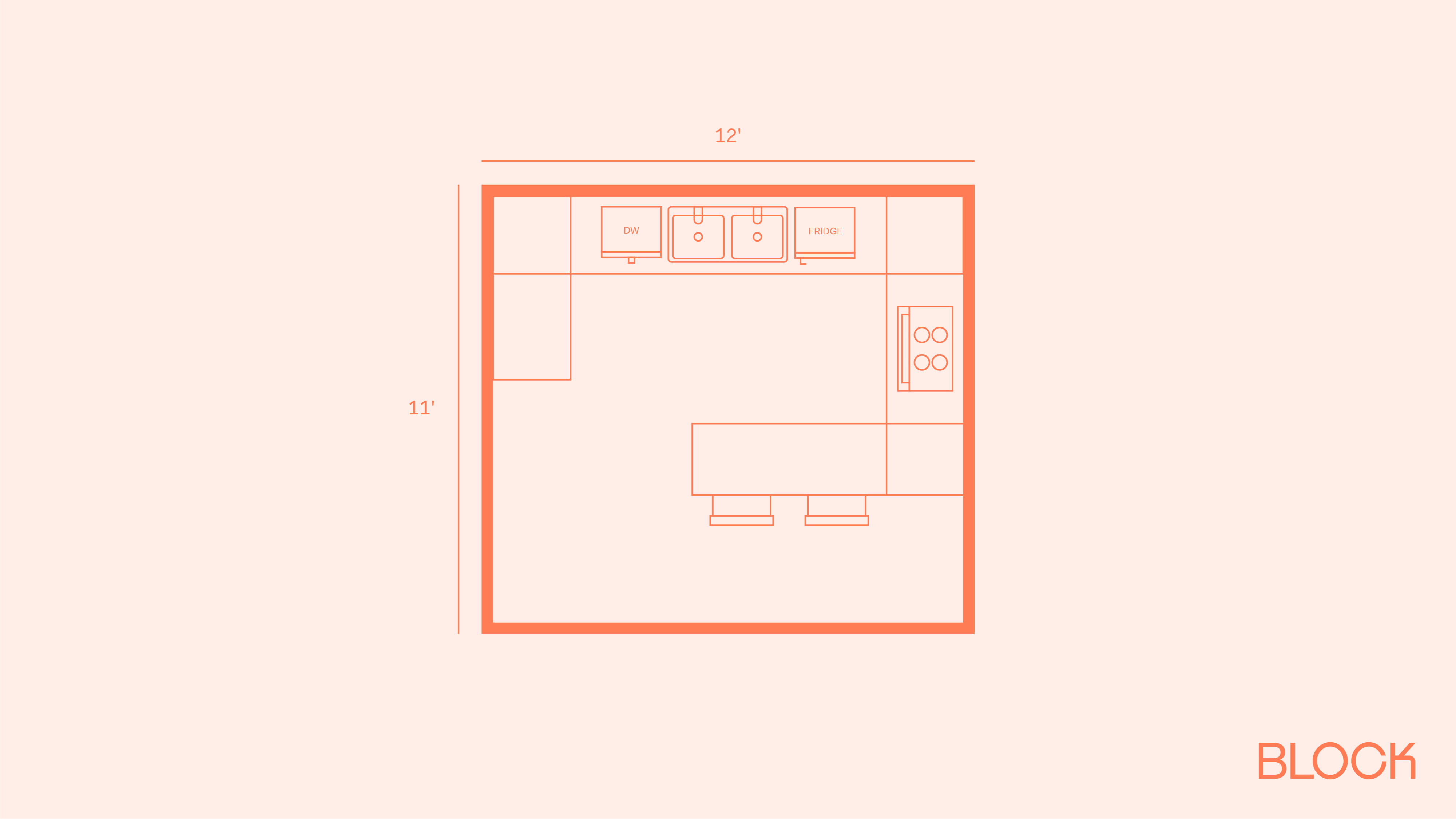 Block bathroom floor plan 11x12 layout