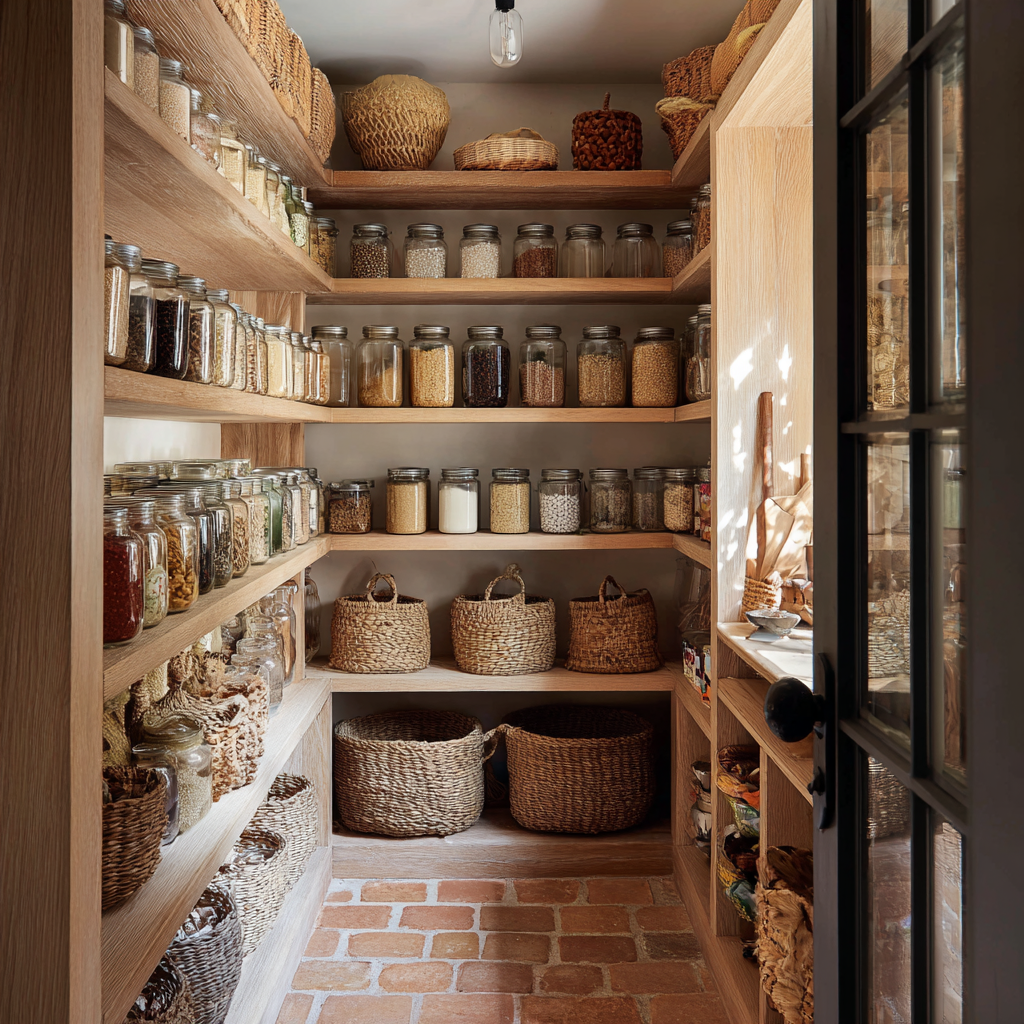 Brick Floor Pantry