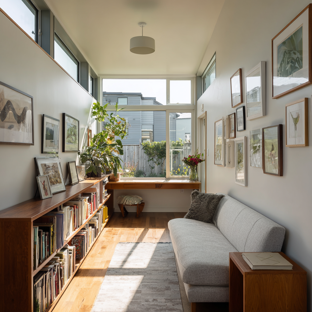 Clerestory windows for light and privacy