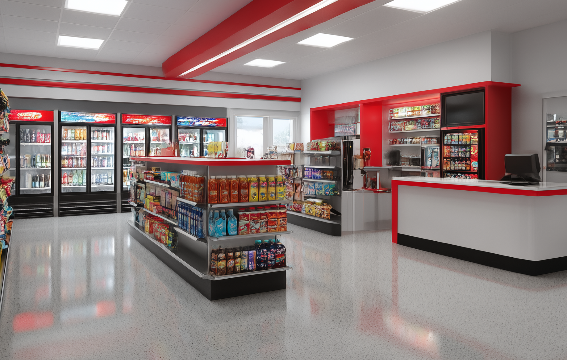 Convenience Store Exterior Design & Interior Remodeling-1
