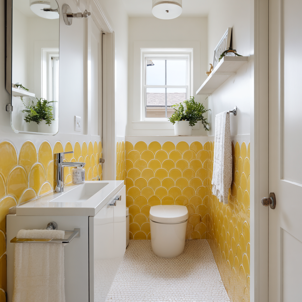 Curved Half Wall Tile