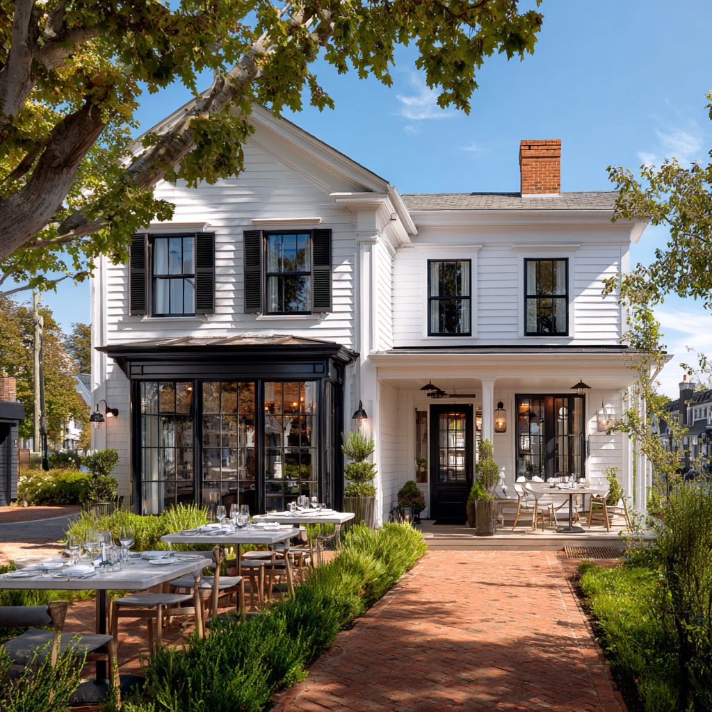 Home Turned Restaurant Outdoors