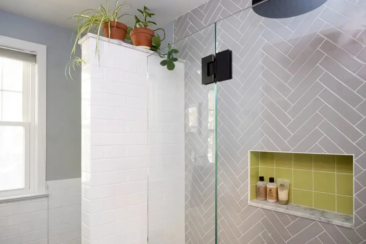New York Bathroom Diagonal Tiles