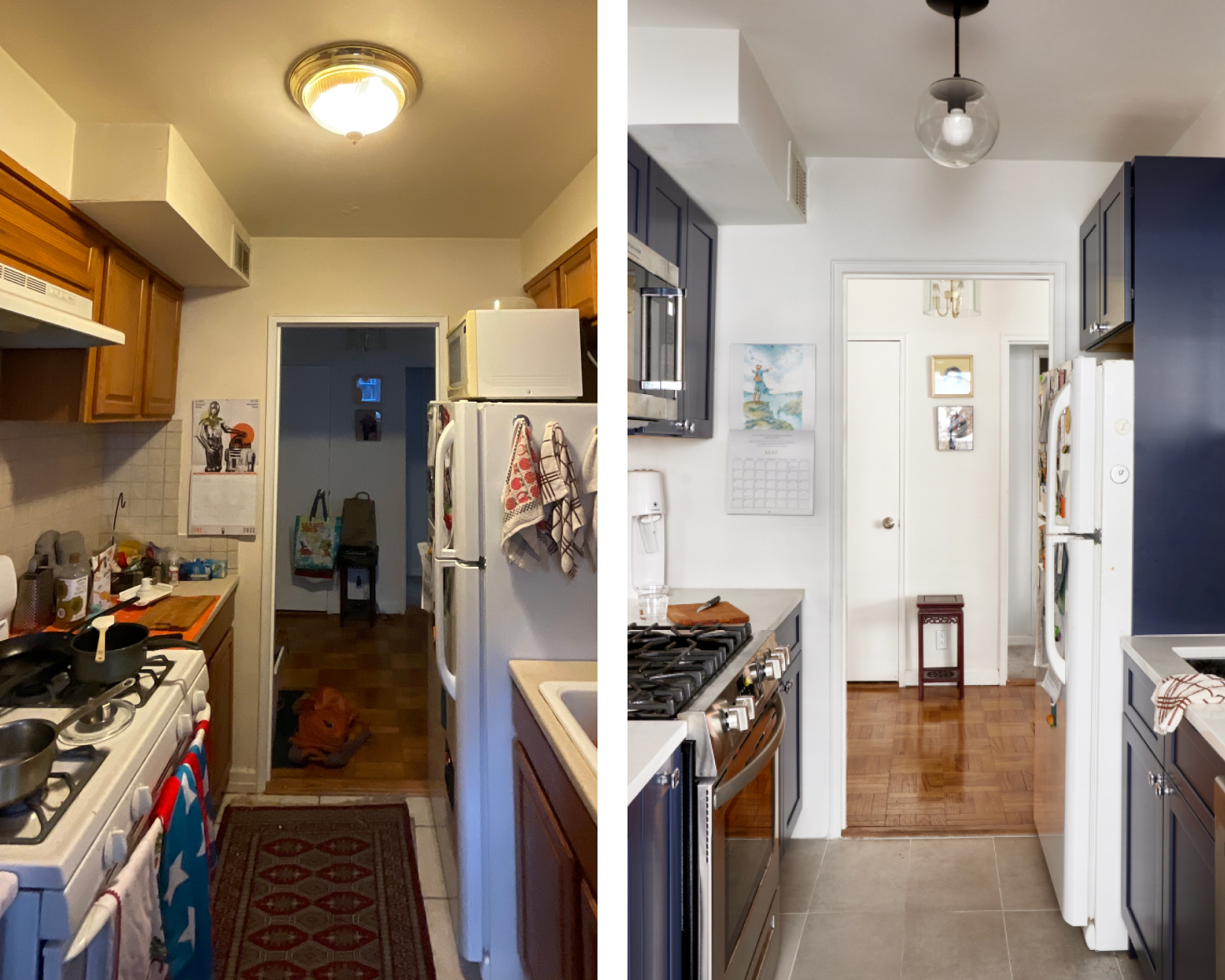 Before and After Kitchen Remodel in Queens