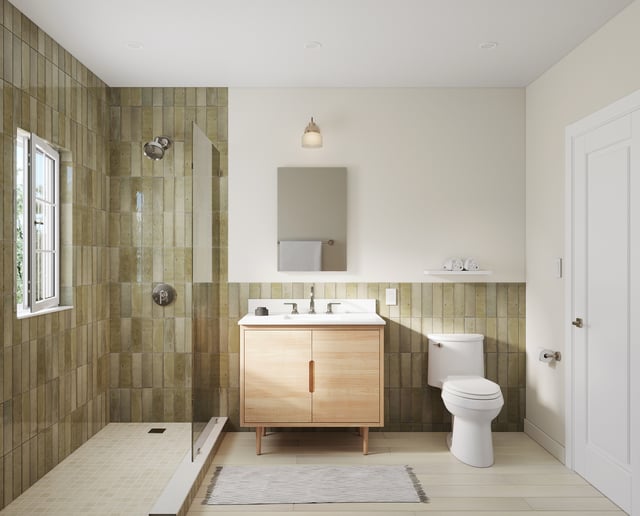 renovated bathroom