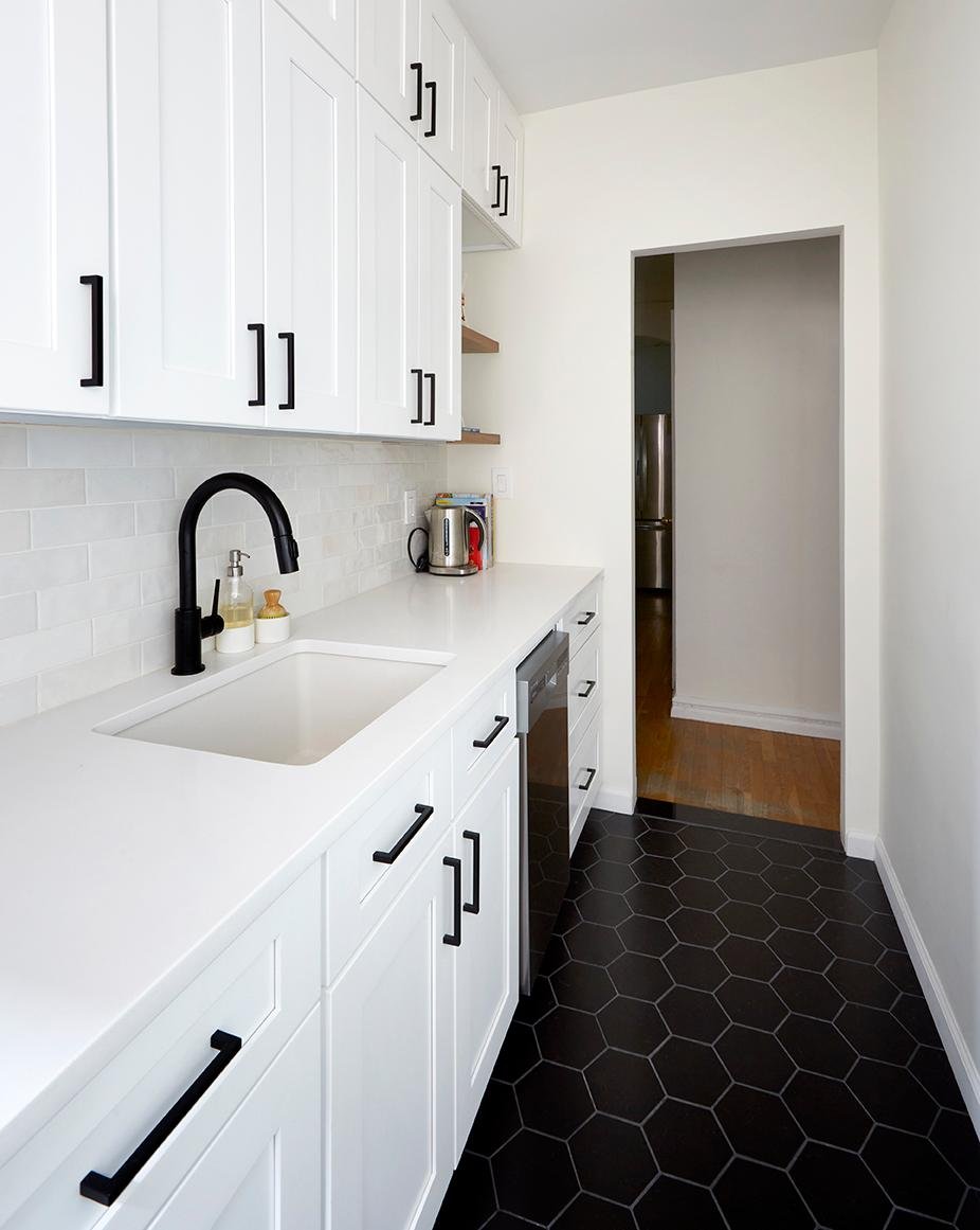 One Wall Kitchen in Sunnyvale Queens