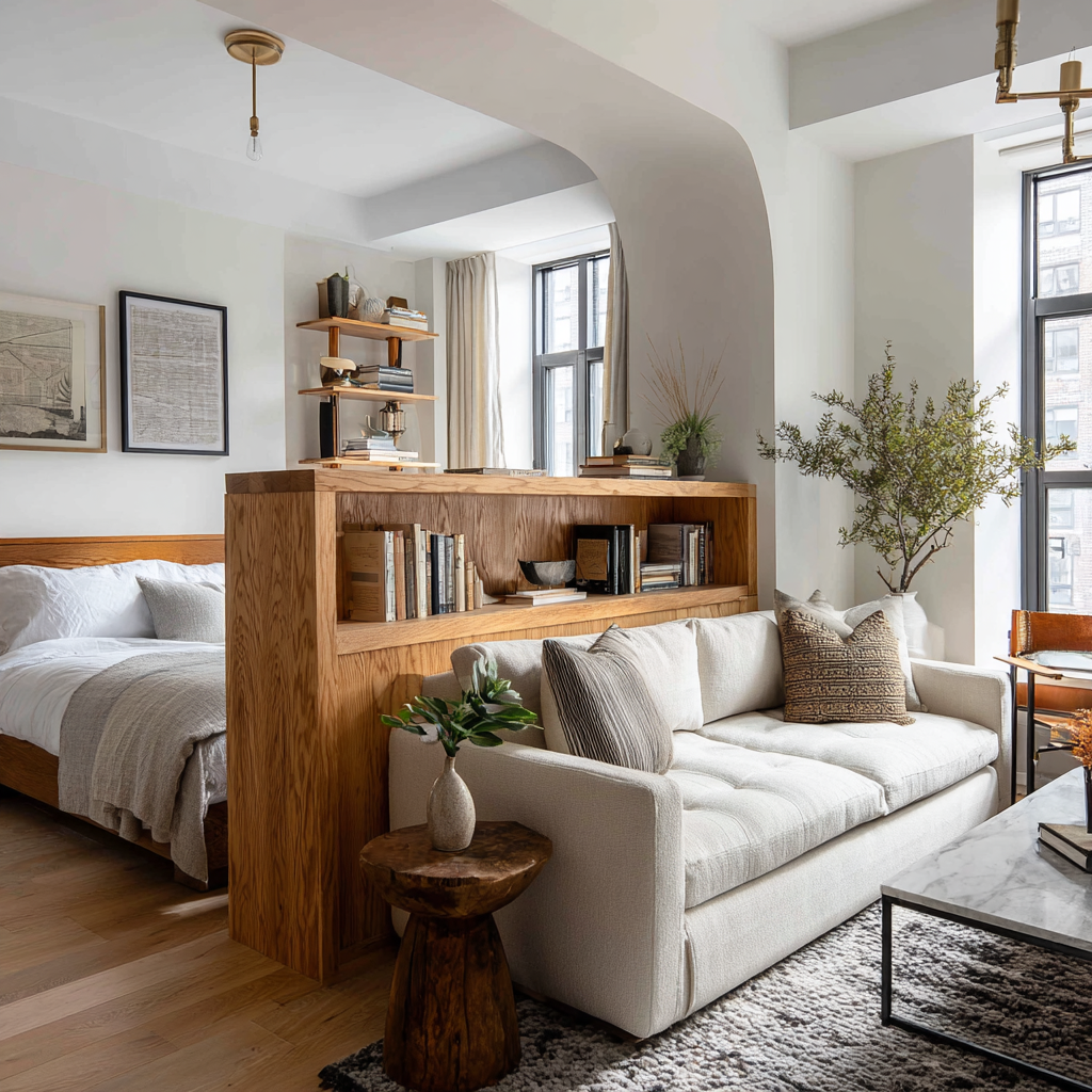 Pony Wall for Bedrooms