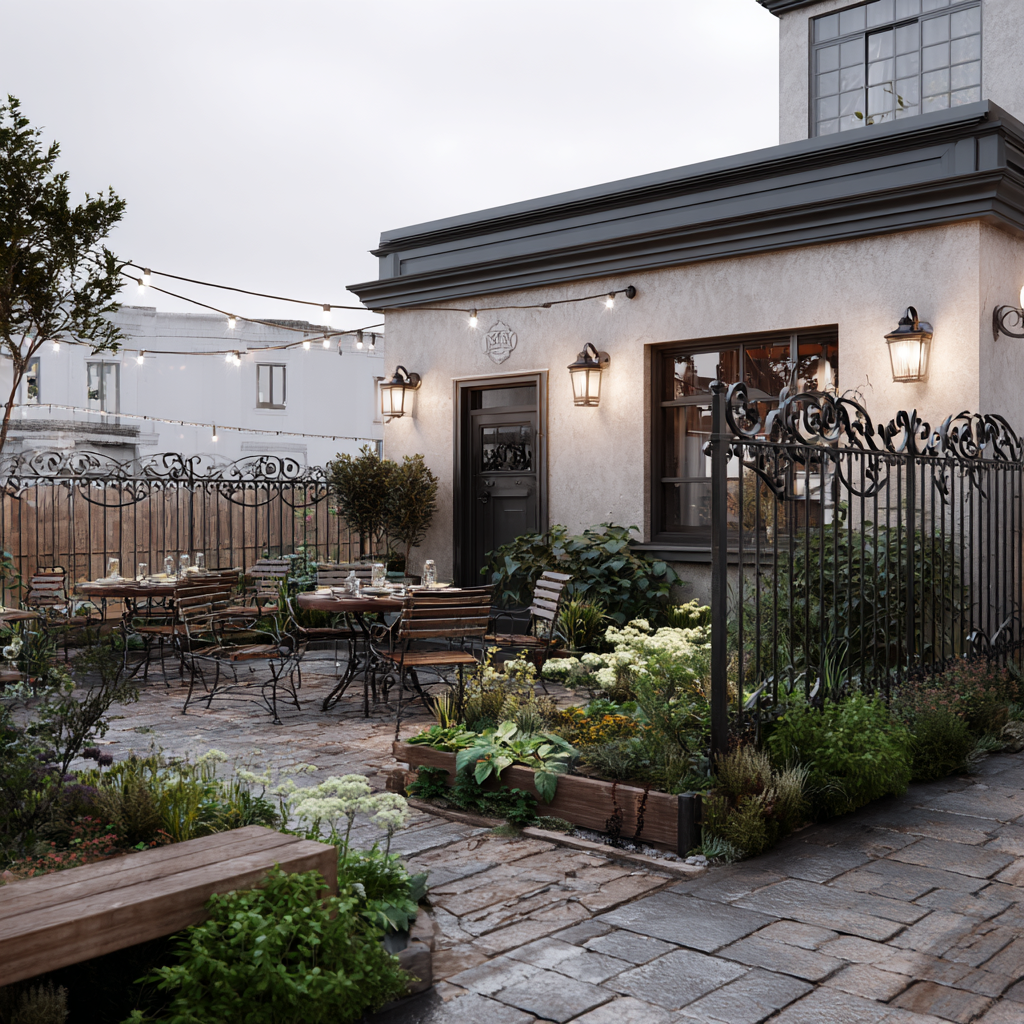 Small Bistro Outdoor Area