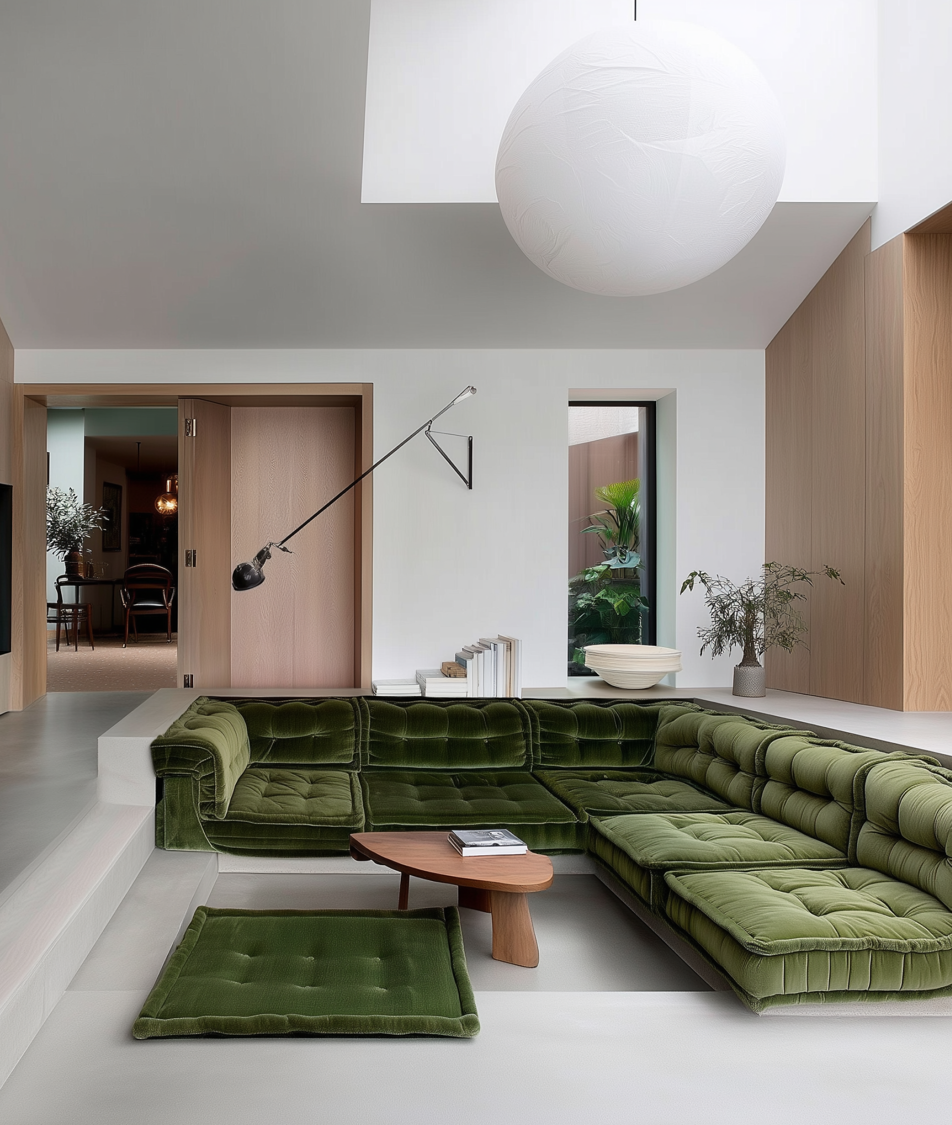 Sunken Living Room - Modern Remodeling Ideas & Building Insights-3