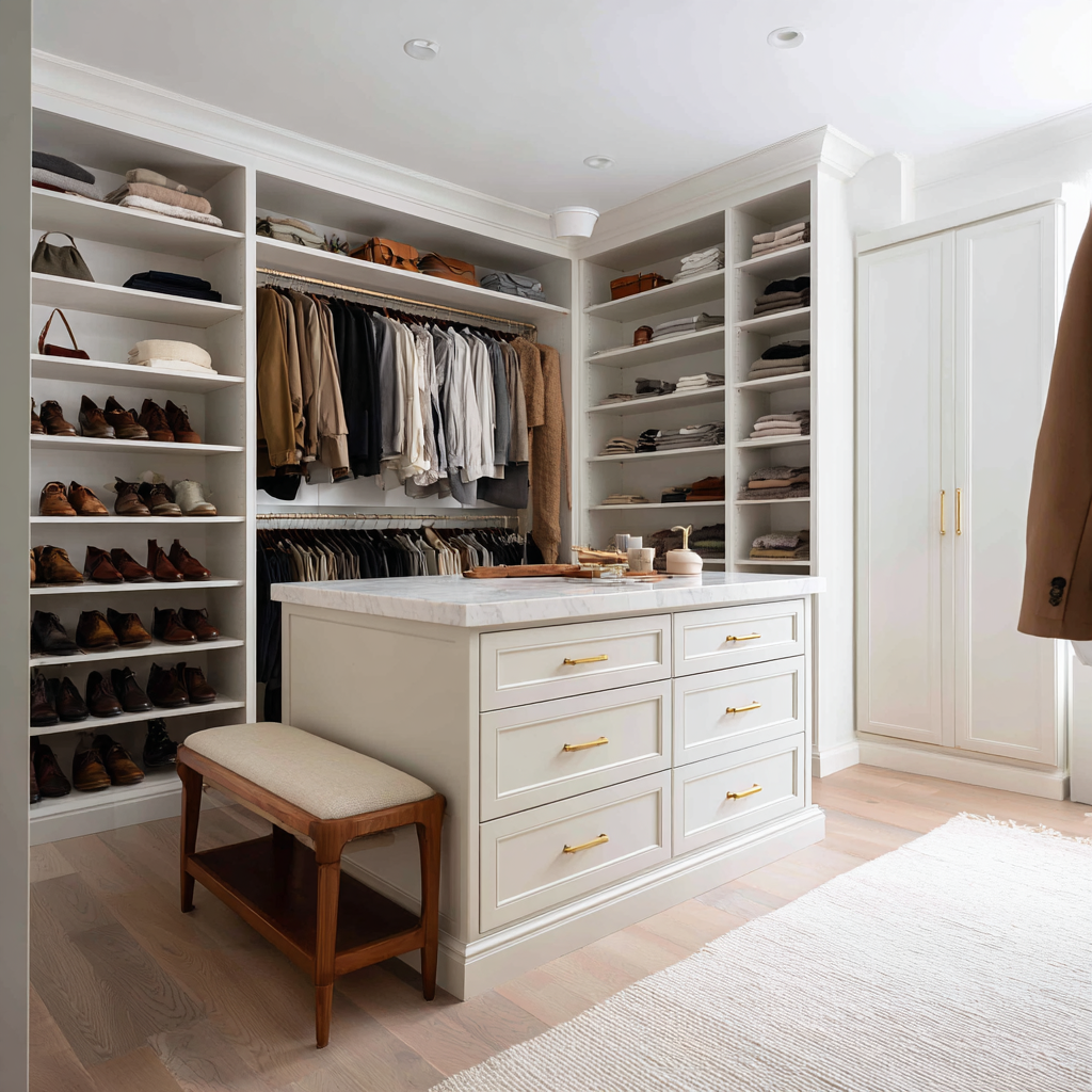 Walk In Closet With Island