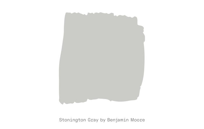 Stonington Gray paint swatch by Benjamin Moore