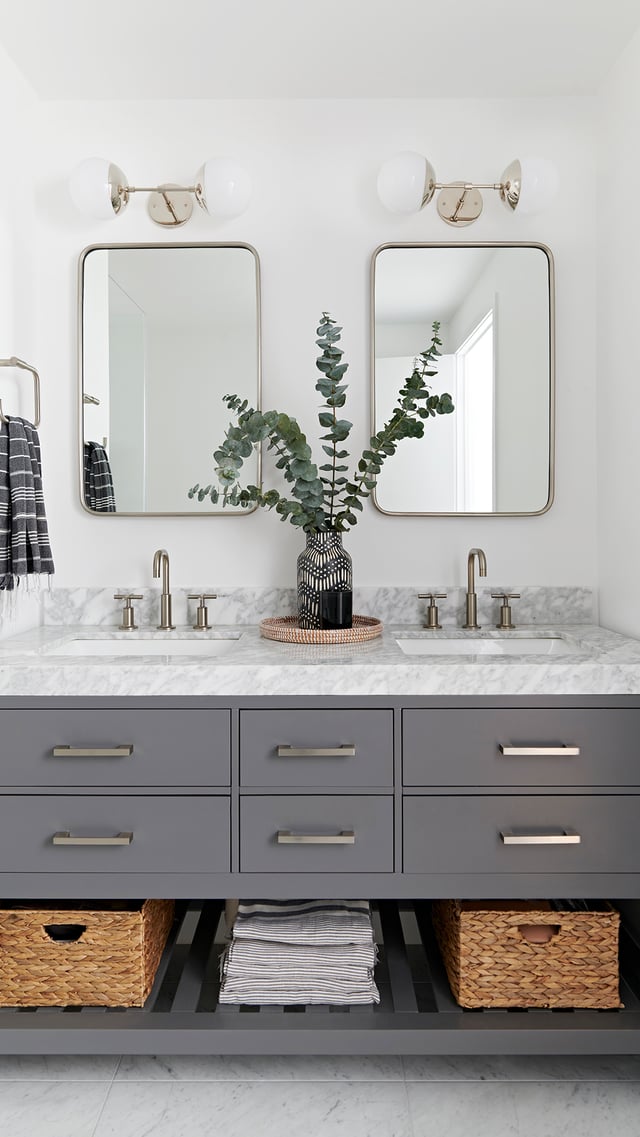 how to install a bathroom vanity