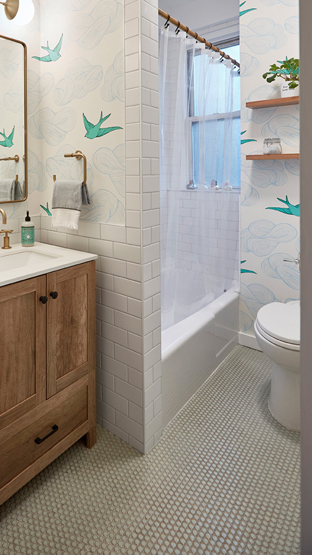 11 Penny Tile Ideas for Your Bathroom Block Guides