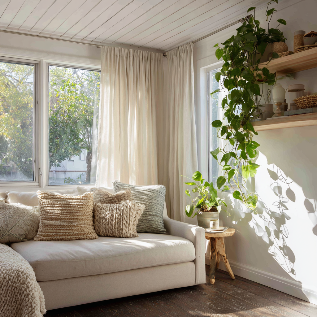 [Image 2: White painted living room]
